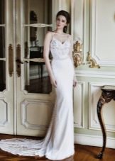 Summer wedding dress with straps