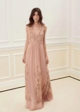 Boho style evening dress