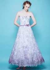Colored fluffy summer dress