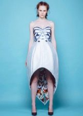 Summer high-low butterfly dress