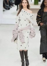 Autumn woolen dress