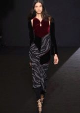 Autumn dress with long sleeves