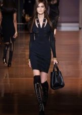 Long sleeve jersey dress
