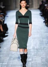 Jersey midi dress