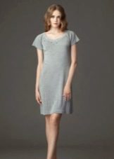 Short sleeve jersey dress