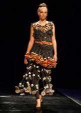 Dress from scrap materials