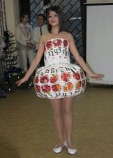 Dress from boxes