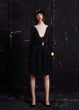 A-line wool dress