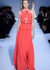 Robe en crêpe de Chine rose