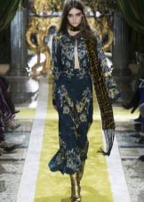 Robe en crêpe de Chine imprimé