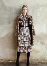 Robe en crêpe de Chine coloré