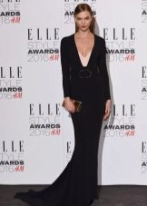 Robe en crêpe de Chine noir