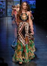 Boho style sundress color