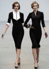 40s style dress with collar