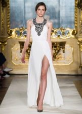 Retro dress with halter neckline