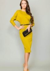 80s batwing dress