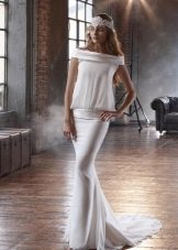 20s style wedding dress
