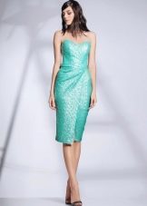 Slim-fit short open dress
