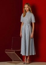 Striped fitted dress