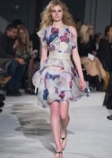 Summer color fitted dress