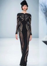 Slim-fit evening dress