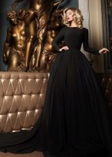 Puffy winter dress