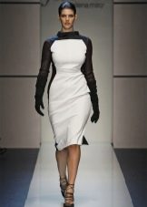 Winter dress for plump white