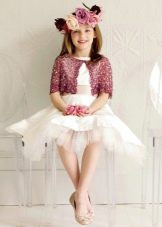Bolero for a ball gown short for a girl