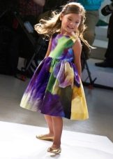 Summer fancy dress for girls puffy