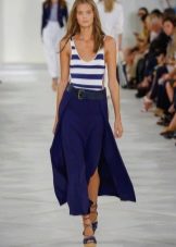 Fashionable sea dress of the spring-summer 2016 season