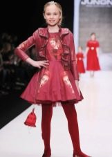 Elegant evening dress for girls puffy short