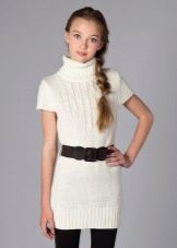 Sweater dress for school for a girl of 11 years old