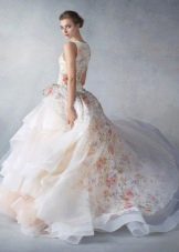 vestito in organza fluido