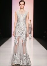 pearl brocade dress
