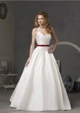 satin strap dress