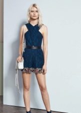 Bag for a blue short dress