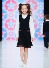 School dress for girls knitted
