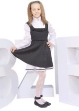 School dress for girls with straps