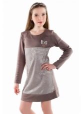 Knitted party dress for girls mini