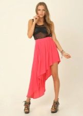 Skirt with black top