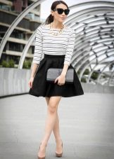 Fluffy skirt sun black