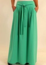 summer long skirt with belt