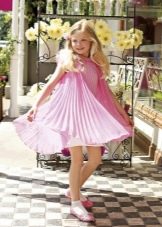 Robe de cocktail fille rose