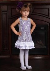Robe de cocktail lilas
