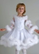 New Year's dress Snowflake for a girl