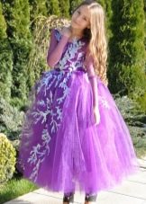 New Year's dress for girls lilac