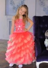New Year's dress for girls layered