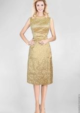 plain taffeta dress