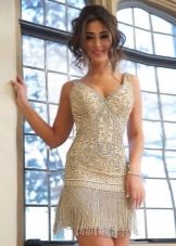 Fringed Evening Dress