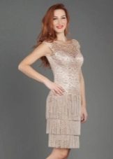 Fringed Evening Dress